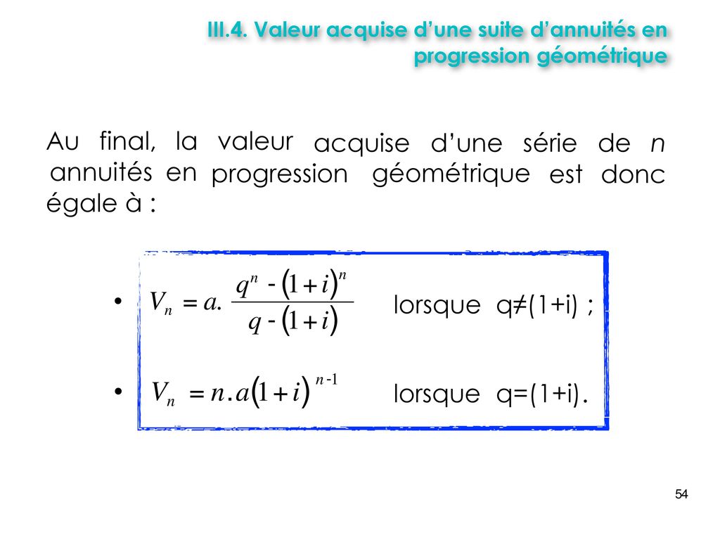 Ntroduire 61 imagen progression géométrique formule fr thptnganamst